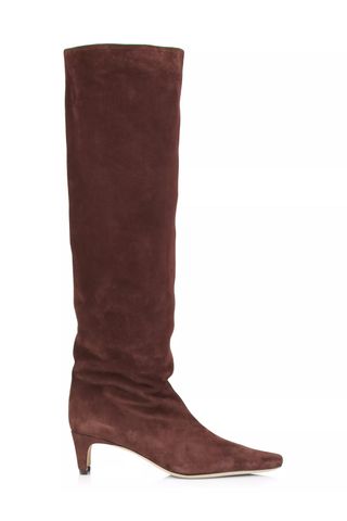 Staud Wally Suede Knee-High Boots