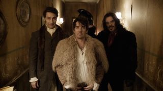 Taika Waititi, Jemaine Clement and Jonathan Brugh in What We Do In The Shadows