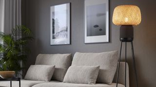 The Symfonisk Floor Lamp speaker from Sonos and IKEA