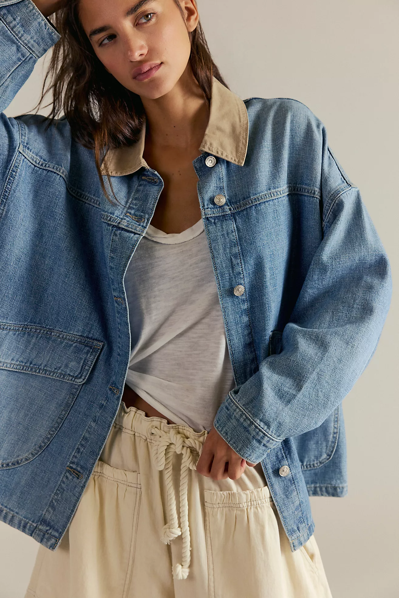 We the Free Lemon Denim Jacket