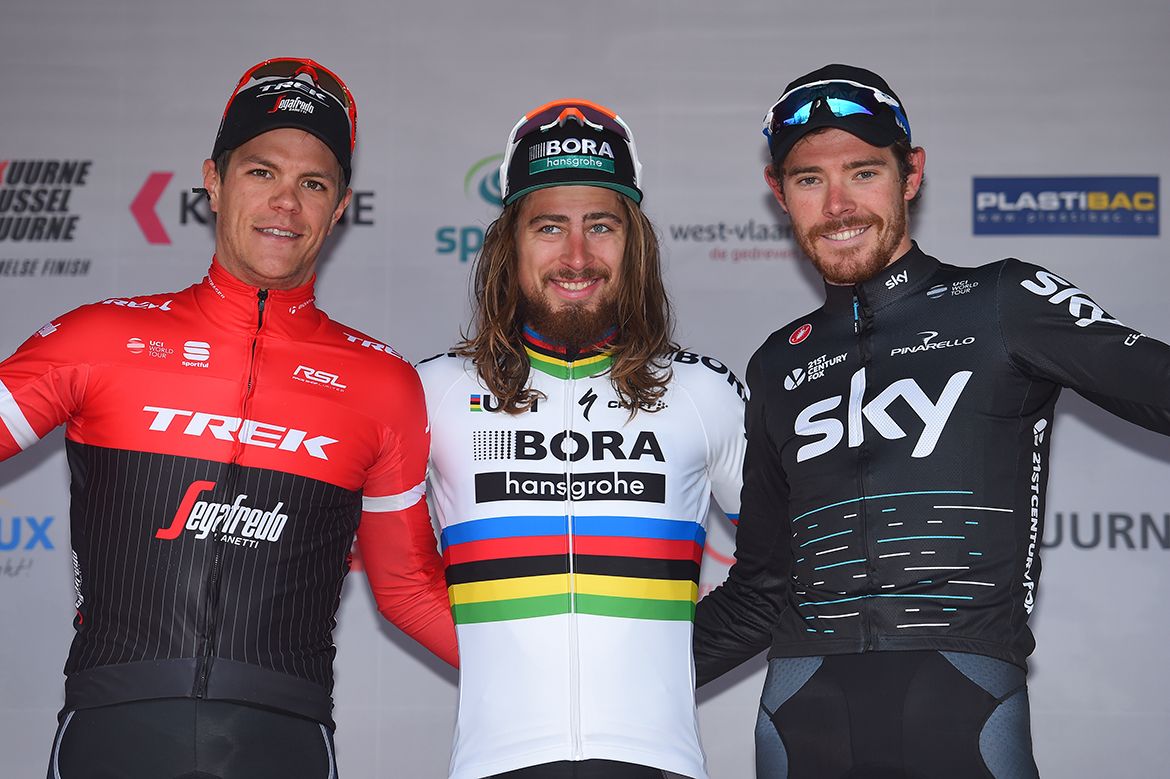 The Kuurne-Brussel-Kuurne podium
