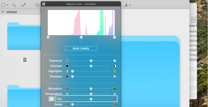 How to change folder icons or color on a Mac