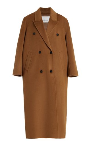 Gaia Double-Breasted Wool-Blend Coat