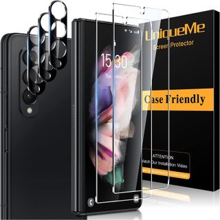 UniqueMe Samsung Galaxy Z Fold 4 Tempered Glass (2 + 3 Pack)