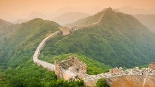 A view of part of The Great Wall of China