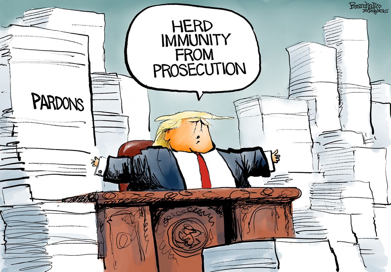 Political Cartoon U.S. Trump prosecution immunity | The Week