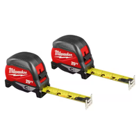 Milwaukee 25 ft. Compact Magnetic Tape Measure (2-Pack): was $45 now $19 @ Home Depot