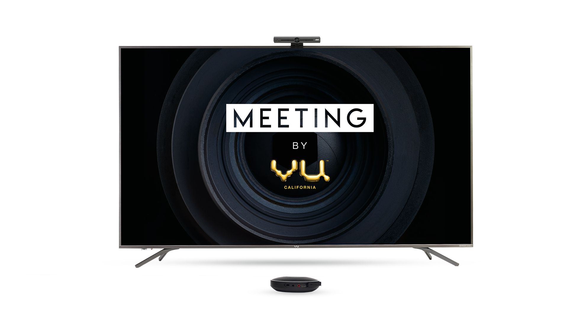 Meeting by Vu is a large screen smart TV - designed for the new normal ...