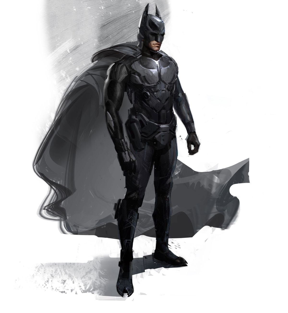 Concept art of Batman from a cancelled WB Moontreal game.