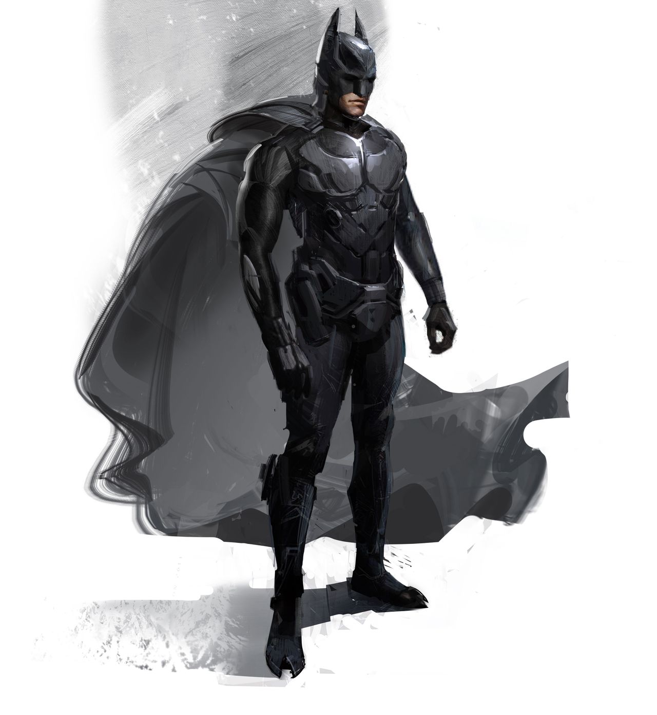 Concept art of Batman from a cancelled WB Moontreal game.