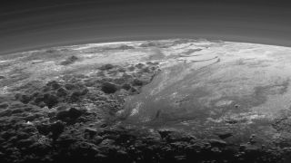 This is what sunset looks like on Pluto