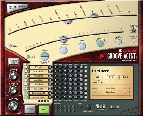 The Groove Agent 3 interface remains relatively simple