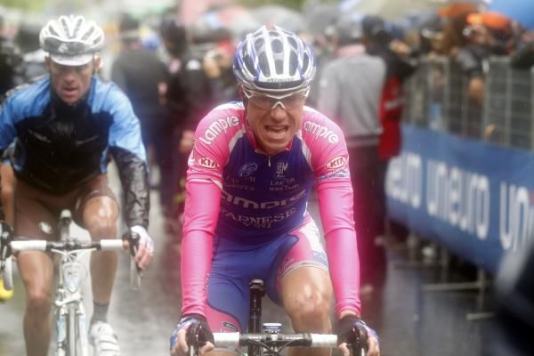Damiano Cunego (Lampre-Farnese Vini) went deep at the finish