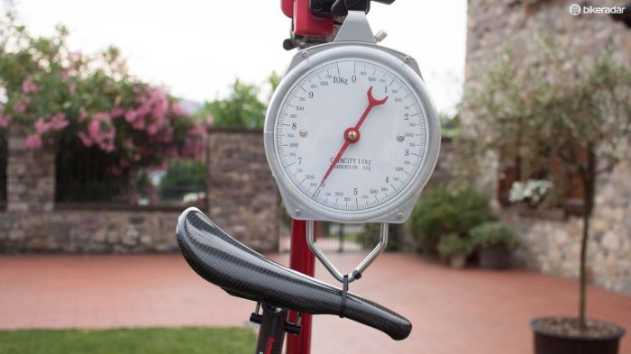 This weight weenie version of the Izalco was even lighter, and that was with clinchers