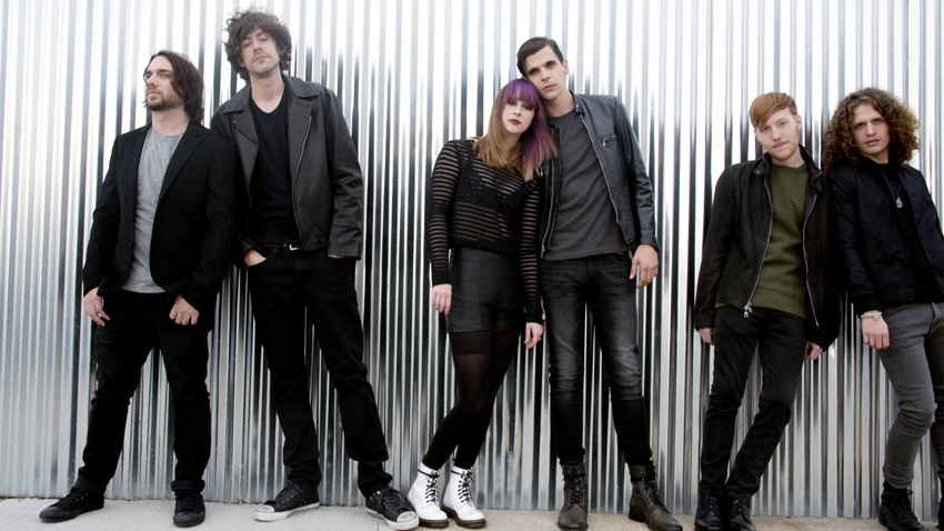 Sleeper Agent, 2013: (from left) Justin Wilson, Josh Martin, Alex Kandel, Tony Smith, Lee Williams and Scott Gardner