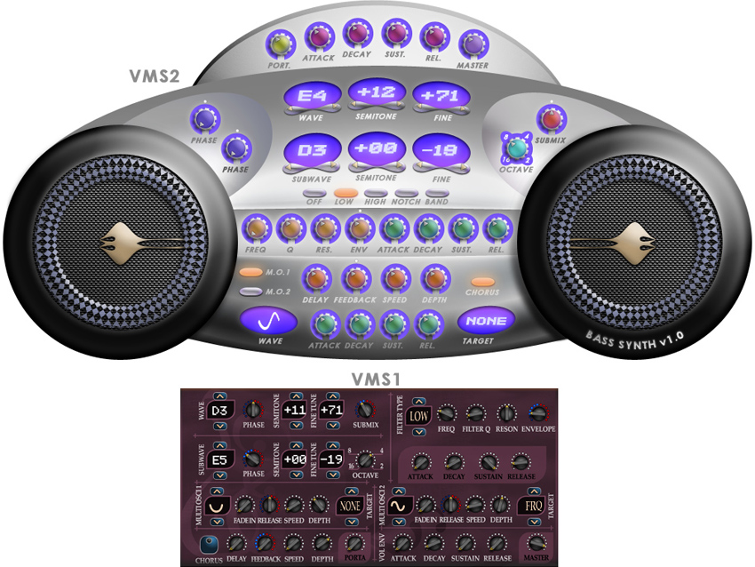 The plug-ins' interfaces are certainly distinctive.