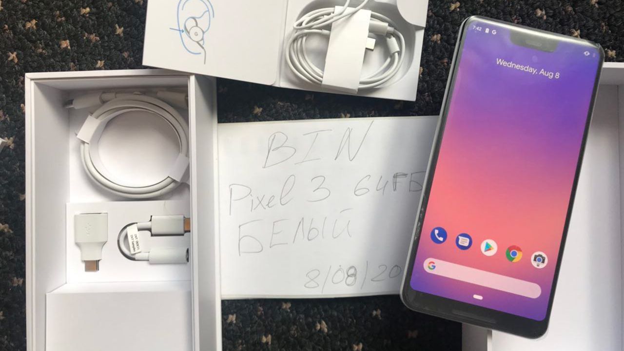 Google Pixel 3 XL leak