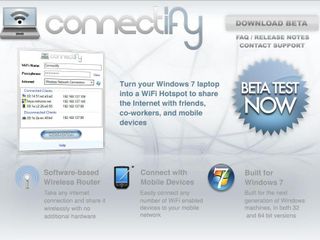 Connectify - blow your WIndows 7 connection wide open!