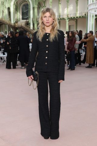 Clémence Poésy attends the Chanel Paris Womenswear Spring-Summer 2025 show