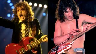 Angus Young and Eddie Van Halen