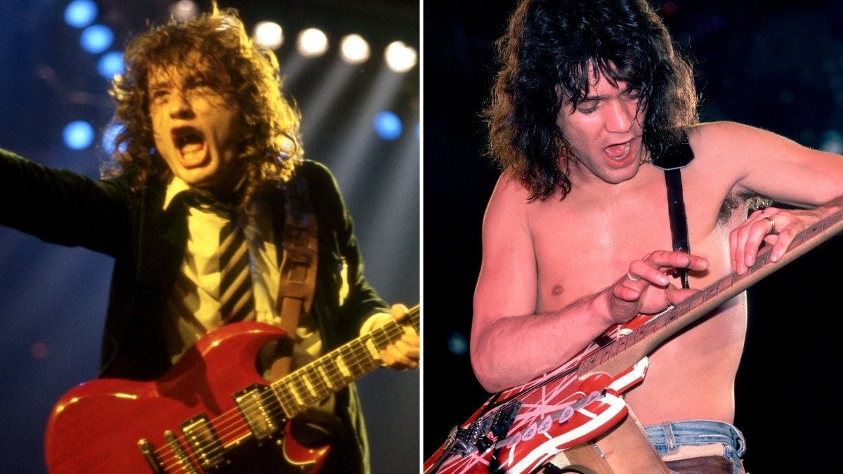 Angus Young and Eddie Van Halen