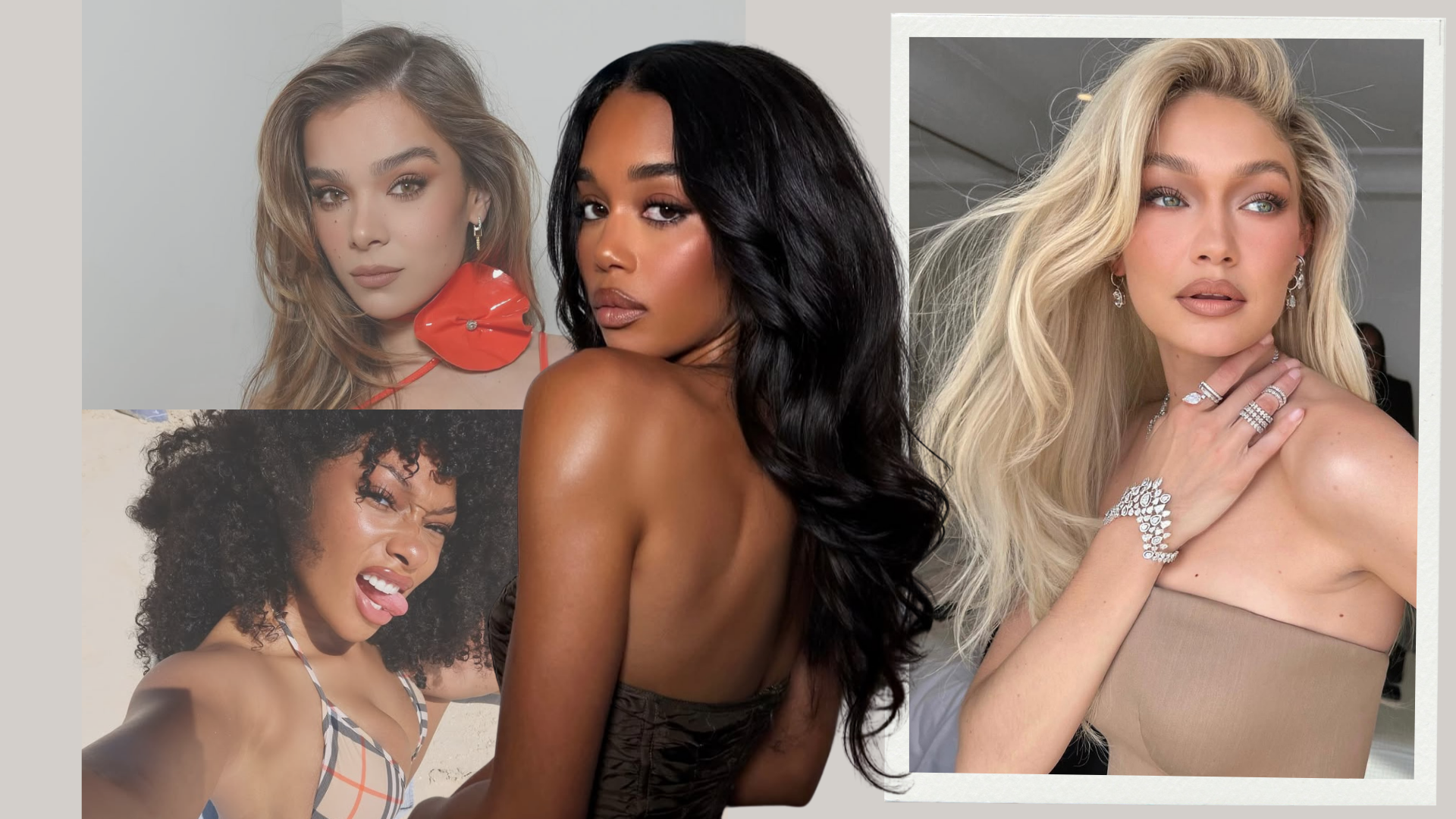 Hailee, Megan, Laura and Gigi with long layers