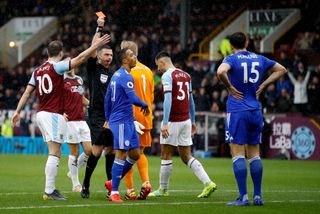 Harry Maguire was sent off early on in Leicester's Premier League game at Burnley and is apparently a target for the Czech Republic forwards.