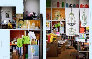 French designer Mateli Crasset's Paris home-cum-studio...