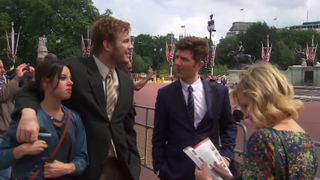 Parks and Rec cast in London