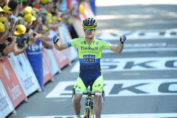 Michael Rogers (Tinkoff-Saxo) wins stage 16 of the Tour de France in Luchon