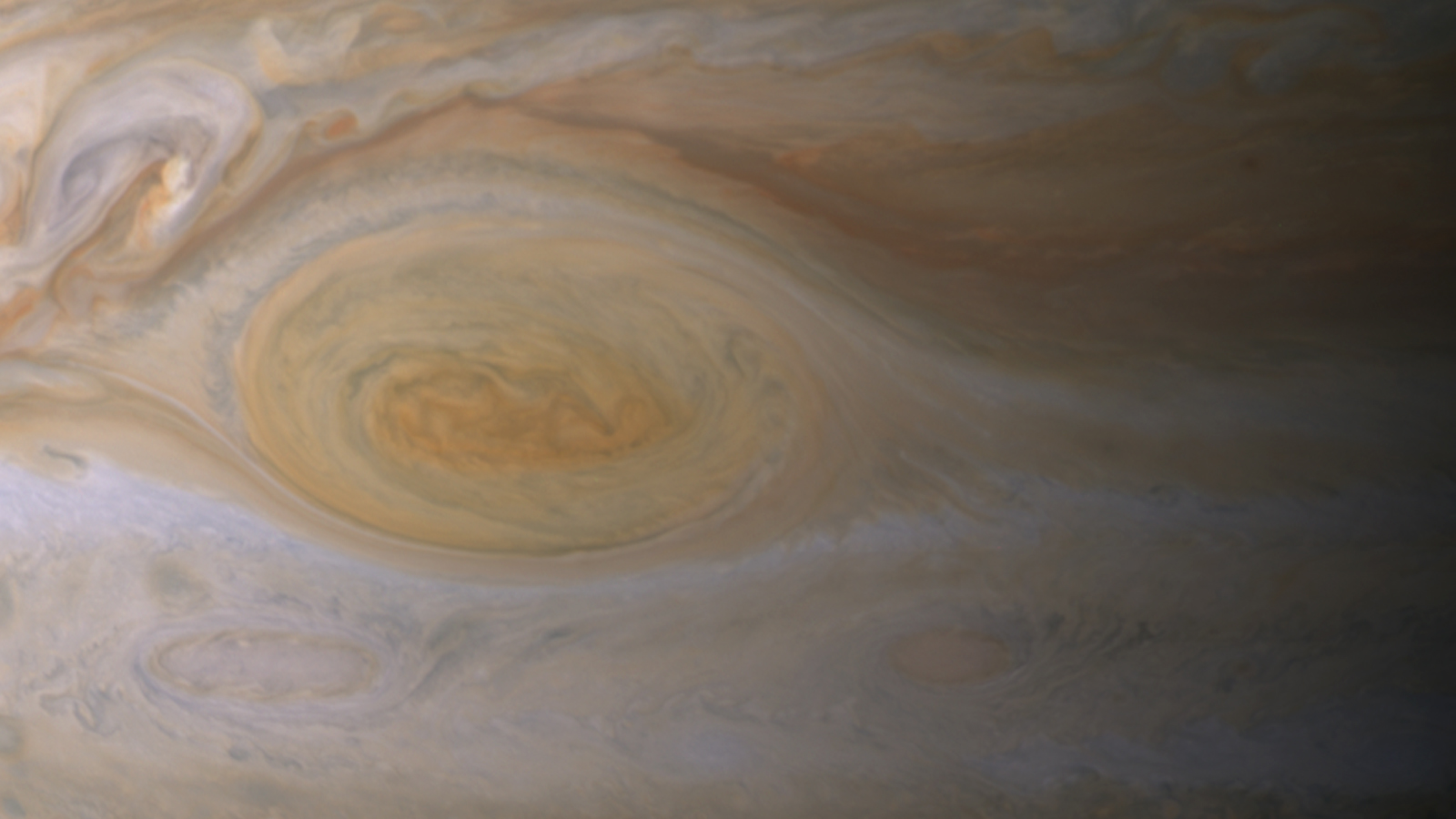 Great Red Spot closeup