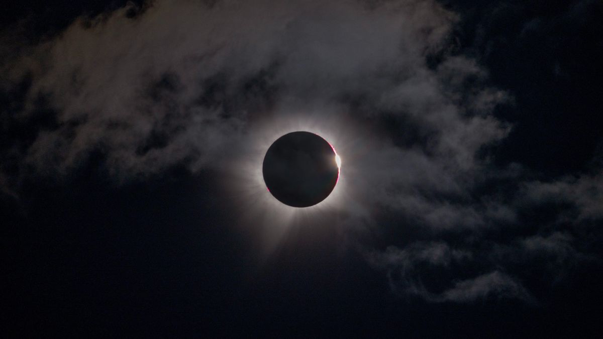 Millions across Europe witness historic total solar eclipse; photo from Scoresby Sund near Greenland captures moment before totality