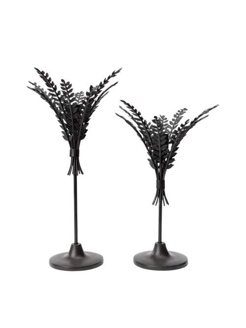 Addams Black Taper Holder