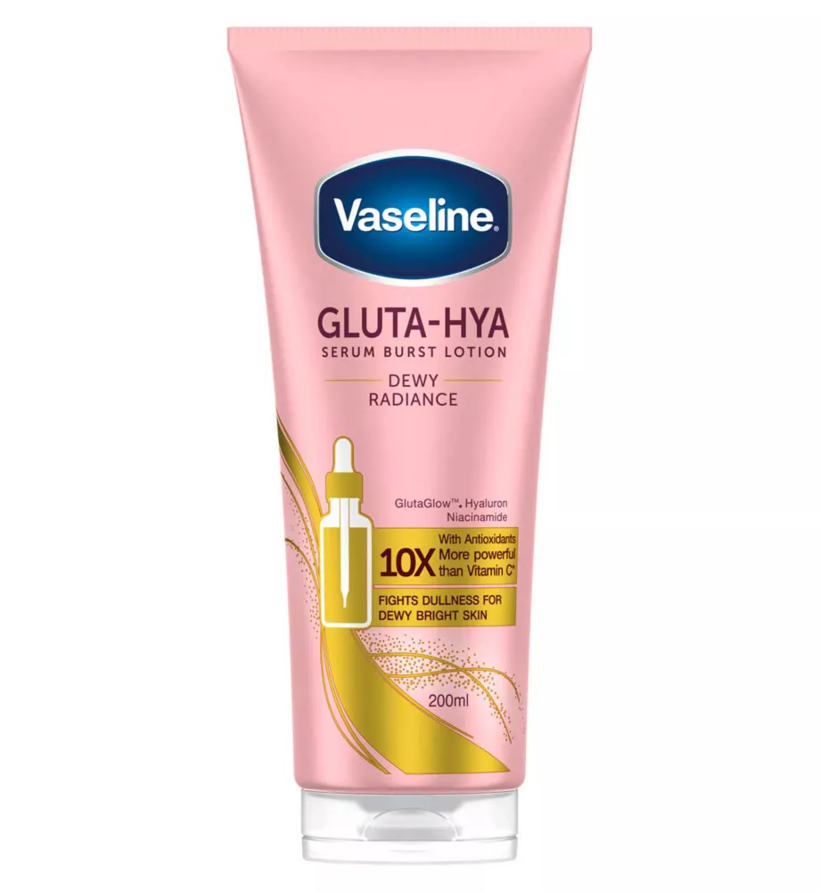 Vaseline Gluta-Hya Dewy Radiance Serum Burst Lotion 200 Ml
