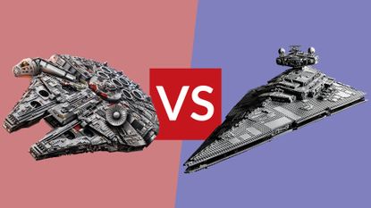 Lego Star Wars Millennium Falcon vs Lego Imperial Star Destroyer