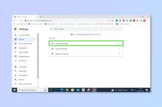 The fourth step to viewing saved passwords on Chrome