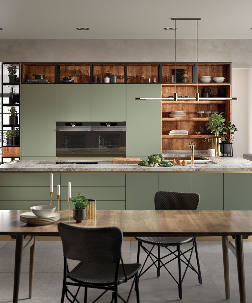Green kitchen ideas