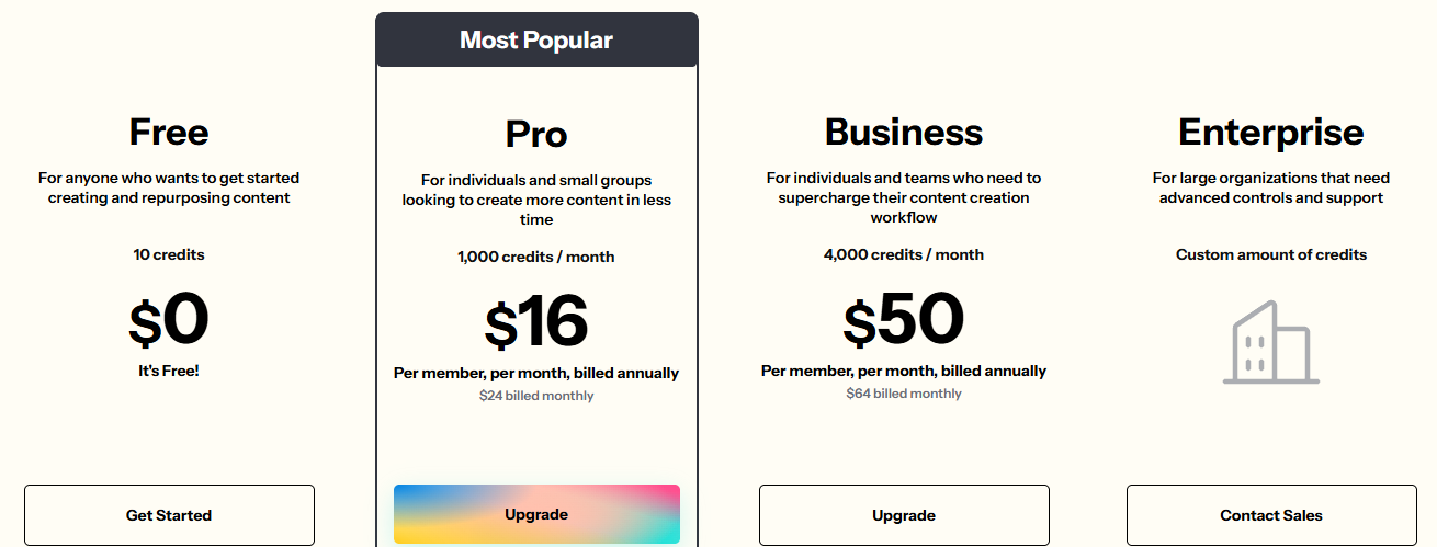 Kapwing pricing