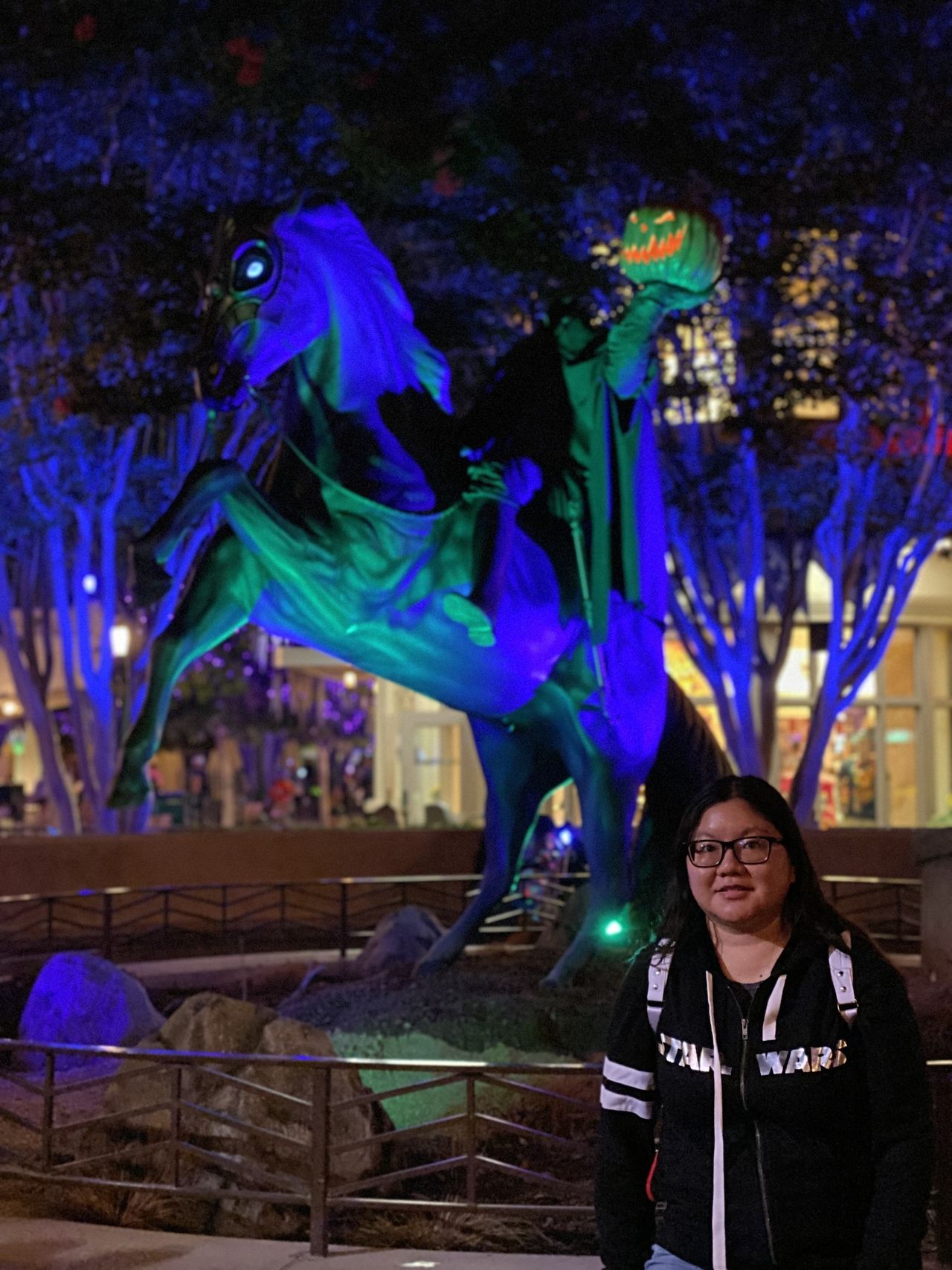 DCA Headless Horseman portrait with Christine