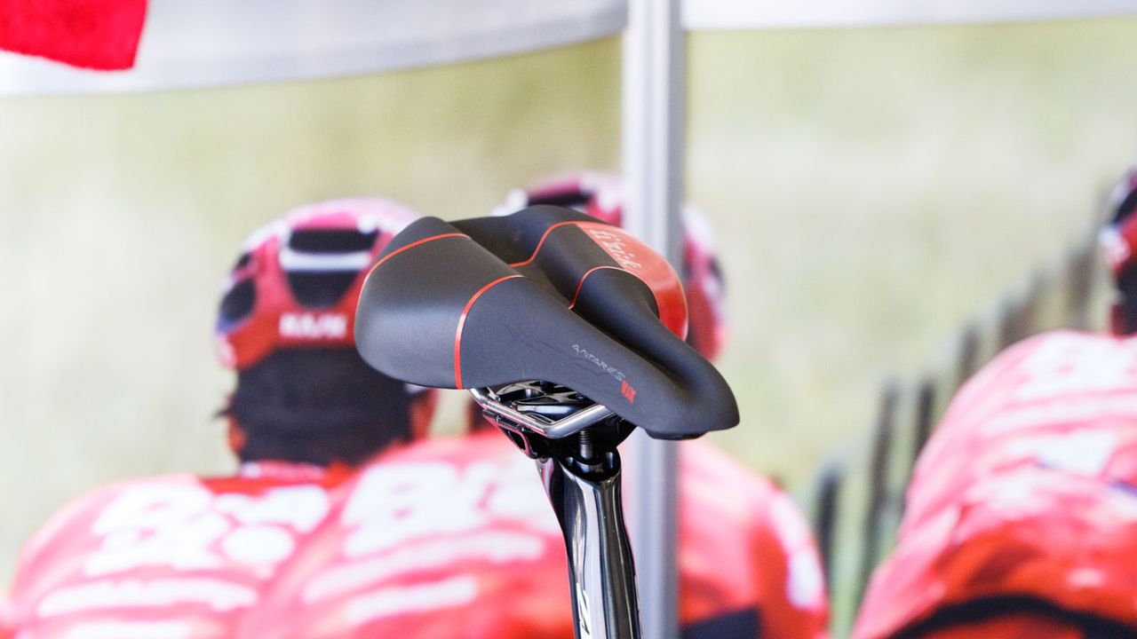 Not all pros use super skinny, ultra light saddles. Comfort is a priority
