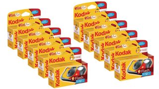 Pack of 10 Kodak FunSavers, one of the best disposable cameras