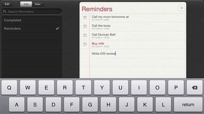 iOS 5: Reminders