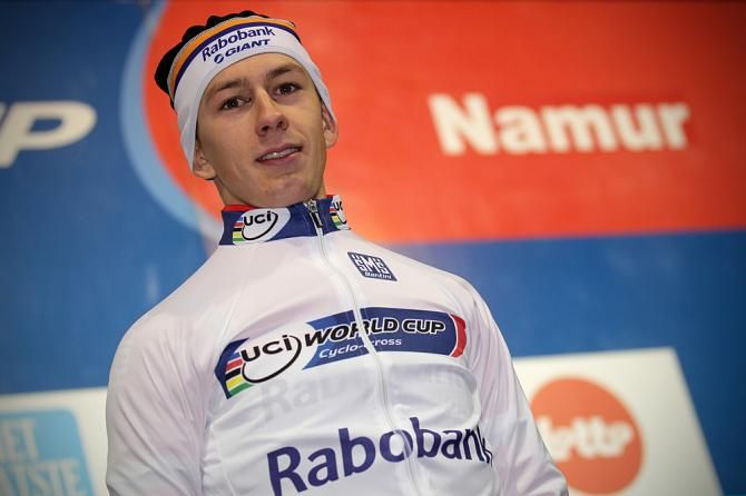 Lars van der Haar kept his World Cup lead
