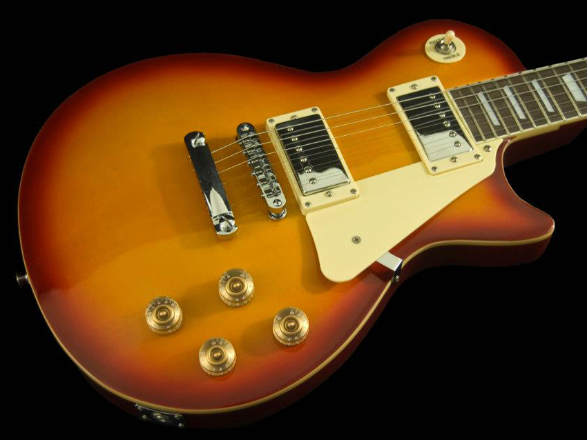 Zarley Reserve cherry sunburst - body detail