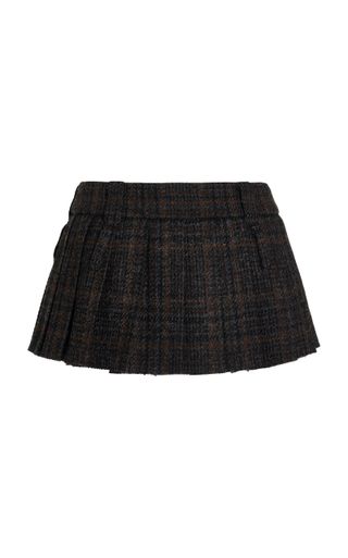 Plaid Mini Skirt