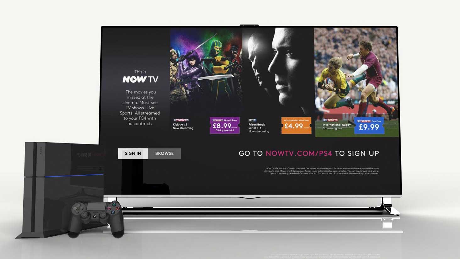 Skys Now TV lands on PlayStation 4 TechRadar