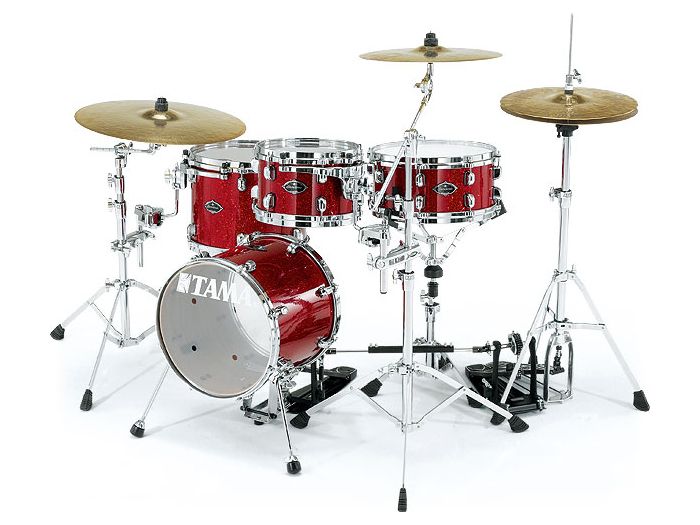 This kit has a Garnet Red Glitter finish