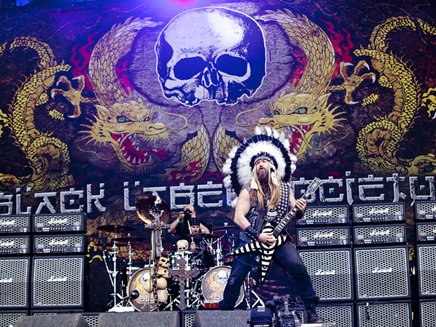 Black Label Society drummer Chad Szeliga and frontman Zakk Wylde