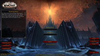 World of Warcraft menu