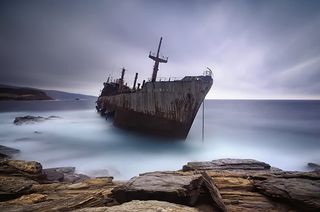 Mary Kay captures the abandoned ship Semiramis